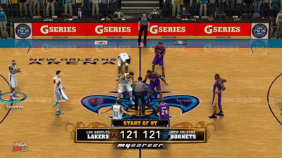 Лейкерс 121:121 Хорнетс в НБА